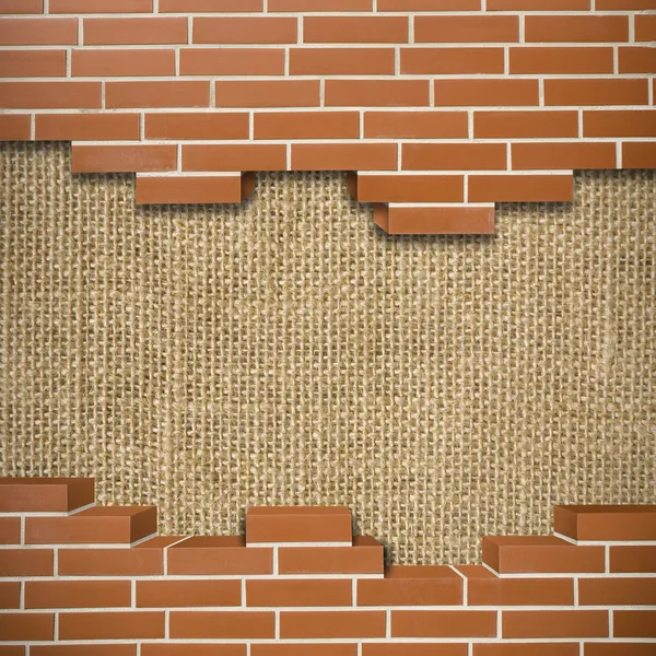 Broken brickwall background — Stock Photo, Image