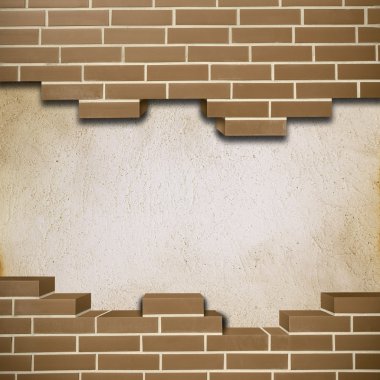 Vintage brickwall arka plan