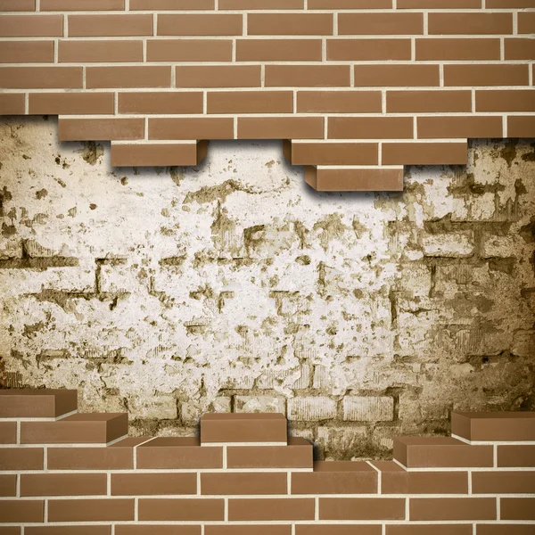 Vintage brickwall background — Stock Photo, Image