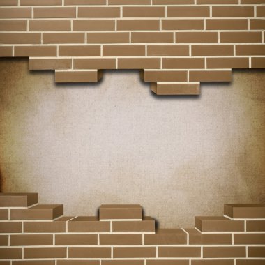 Vintage brickwall arka plan