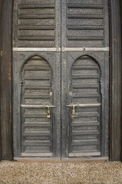 Arabische stijl deur — Stockfoto