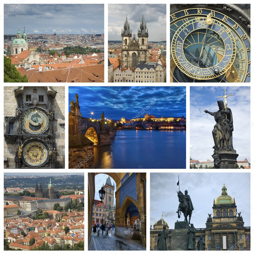 Collage from Prague