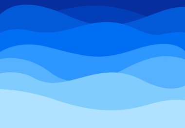 Mavi dalga arkaplan vektörü tasarımı