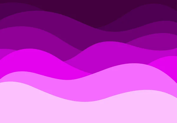 Violet Vagues Fond Vectoriel Design — Image vectorielle