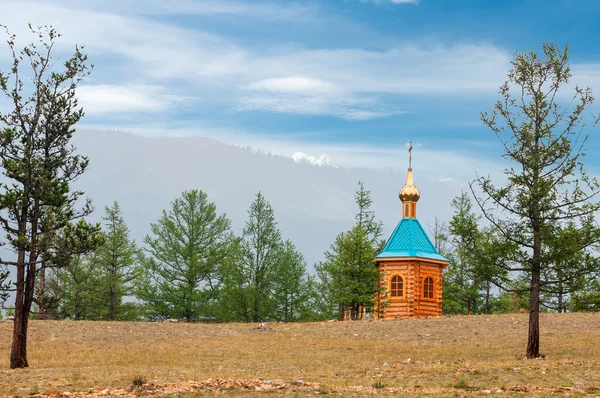 Small wooden  church — Stock Photo, Image