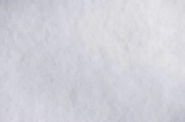 Güneşli bir günde beyaz kar yüzeye çıkar. Kış mevsimi.