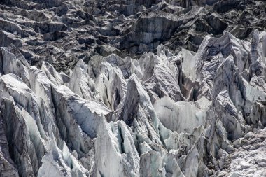 Minapin buzulu ve Rakaposhi dağı manzarası, Karakoram, Pakistan