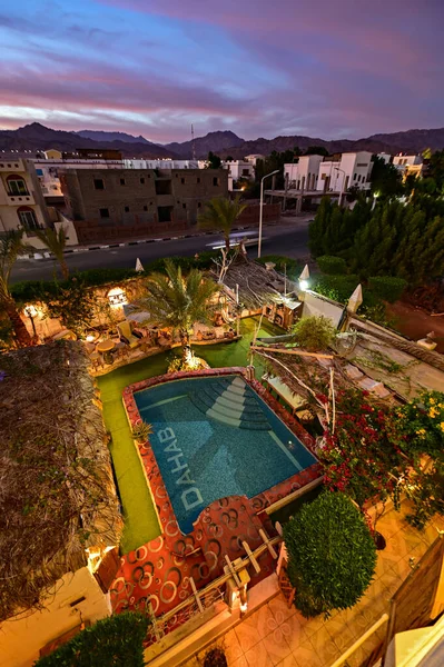 Dahab Egypt December 2021 Beautiful House Villa Resort Swimming Pool — 图库照片