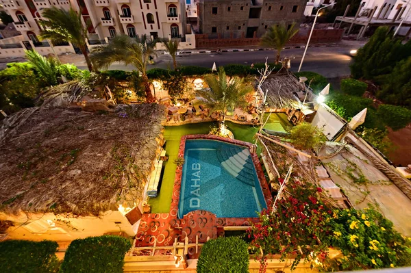 Dahab Egypt December 2021 Beautiful House Villa Resort Swimming Pool — Stock Photo, Image