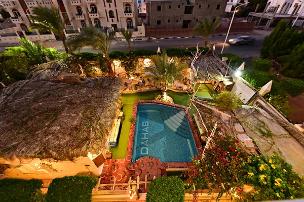 Dahab Egypt December 2021 Beautiful House Villa Resort Swimming Pool — 스톡 사진