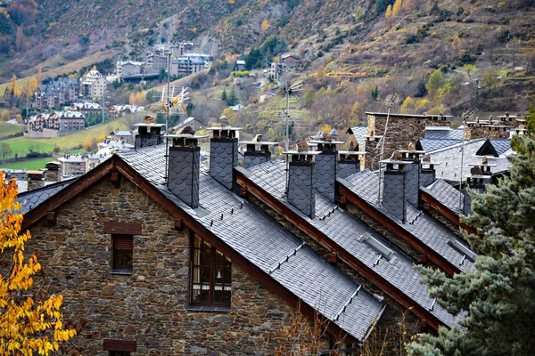 Andorre Vieille Andorre Novembre 2021 Maisons Résidentielles Traditionnelles Dans Ville — Photo