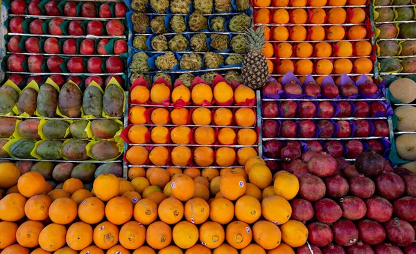 Sharm Sheikh Egitto Dicembre 2021 Banco Frutta Sul Vecchio Mercato — Foto Stock