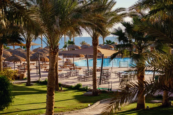 Marsa Alam Egipto Enero 2022 Territorio Hotelero Lujo Marsa Alam — Foto de Stock