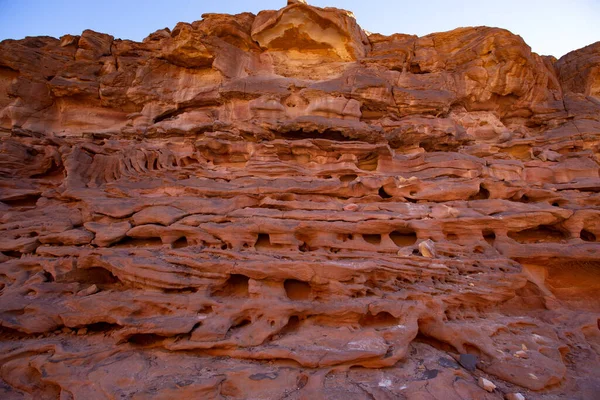 Cañón Color Sinaí Sur Egipto — Foto de Stock