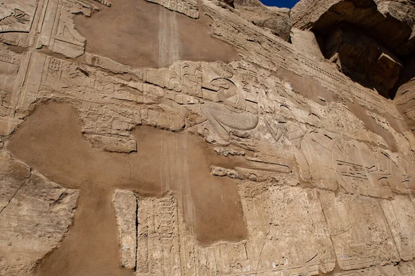 Luxor Egypt Ocak 2022 Hatshepsut Morg Tapınağı Şleri Mısır — Stok fotoğraf