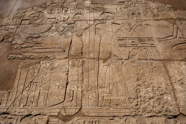 Luxor Egypt 2022 Mortuary Temple Hatshepsut Interior Details Egypt — 스톡 사진