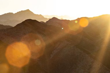 Sina dağlarında güzel gün batımı, Mısır