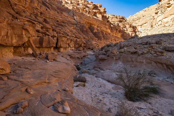 Cañón Blanco Desierto Del Sinaí Sur Egipto — Foto de Stock