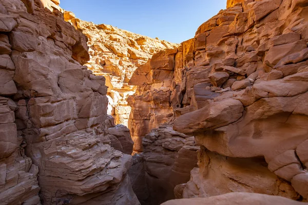 Canyon Branco Deserto Sinai Sul Egito — Fotografia de Stock