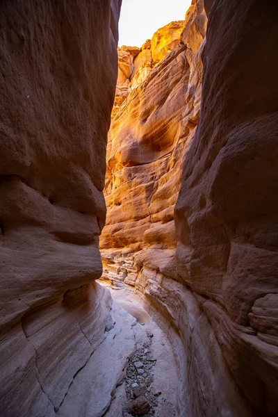 Canyon Branco Deserto Sinai Sul Egito — Fotografia de Stock