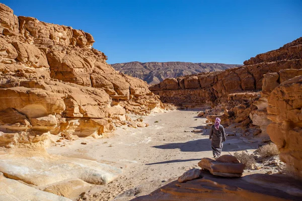 Cañón Blanco Desierto Del Sinaí Sur Egipto — Foto de Stock