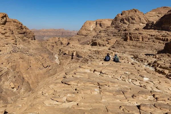 Vackert Bergslandskap Sinaiöknen Egypten Kanjon Södra Sinai — Stockfoto