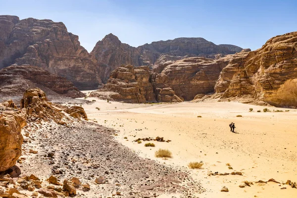 Hermoso Paisaje Montaña Desierto Del Sinaí Egipto Cañón Sinaí Sur — Foto de Stock