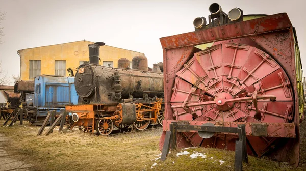 Sibiu Roumanie Mars 2022 Sibiu Steam Engines Museum Musée Des — Photo