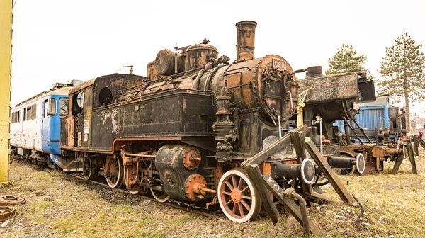 Sibiu Roumanie Mars 2022 Sibiu Steam Engines Museum Musée Des — Photo