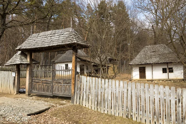 Sibiu Romania Березень 2022 Традиційний Сільський Будинок Astra Folk Museum — стокове фото