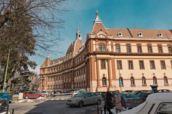 Brasov Rumania Marzo 2022 Edificio Histórico Brasov Rumania Hoy Las — Foto de Stock