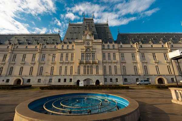 Iasi Romania March 2022 Palace Culture Istana Budaya Iasi Romani — Stock Photo, Image