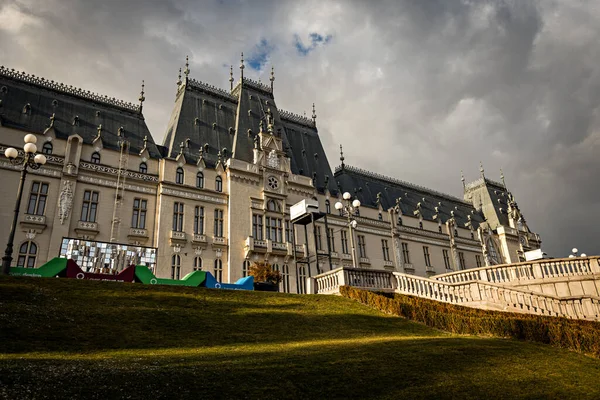 Iasi Rumania Marzo 2022 Palacio Cultura Istana Budaya Iasi Romani — Foto de Stock