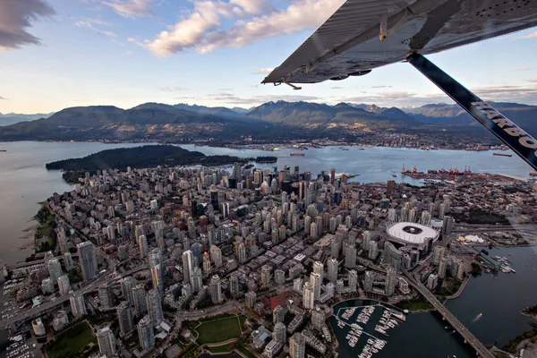 Vancouver Canada Ekim 2019 Vancouver Havadan Görünüşü Vancouver Şehir Merkezi — Stok fotoğraf