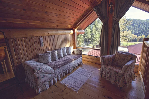 Kelowna Canada October 2019 Cozy Living Room Interior Country Side — Stock Photo, Image