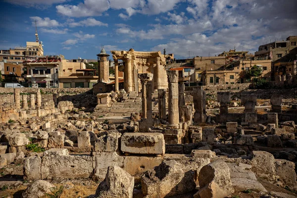 Baalbek Lebanon October 2018 Baalbek Roman Ruins Details Ancient Roman — Stock Photo, Image