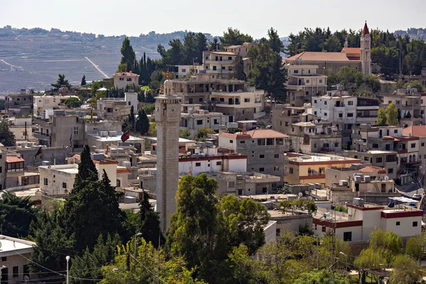 Tebnine Lebanon Říjen 2018 Pohled Hradu Tebnine Jižním Libanonu — Stock fotografie