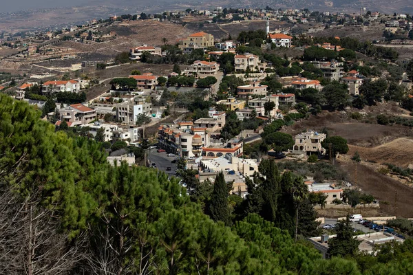 Tebnine レバノン 2018年10月 レバノン南部のTeb9城からの眺め — ストック写真