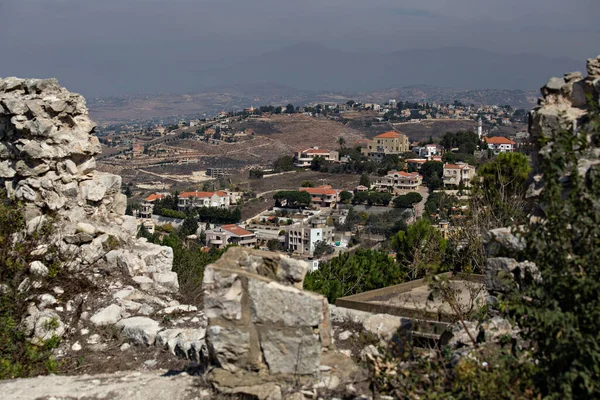 Tebnine レバノン 2018年10月 レバノン南部のTeb9城からの眺め — ストック写真