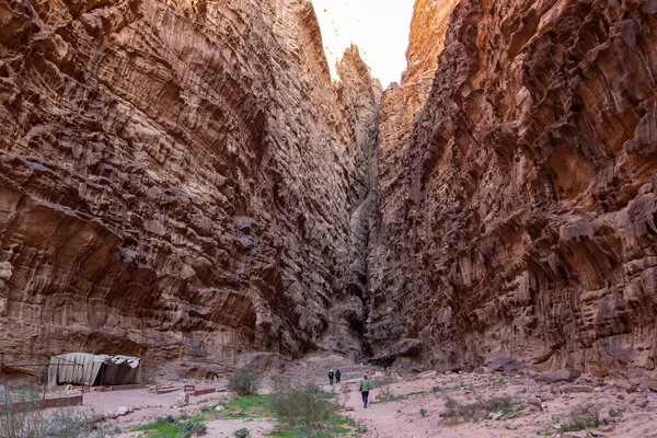 Cave Wadi Rum Valley Jordan — Stockfoto