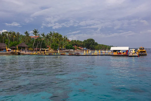 Bali Indonesia March 2020 Turquoise Water Nusa Penida Island Beautiful — Stockfoto