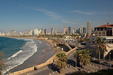 Daytime scenery of sea coastline, vacation concept