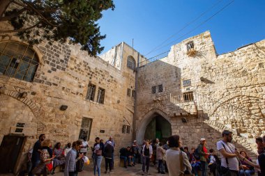 Kral Davut 'un mezarı Zion Dağı, Kudüs, İsrail