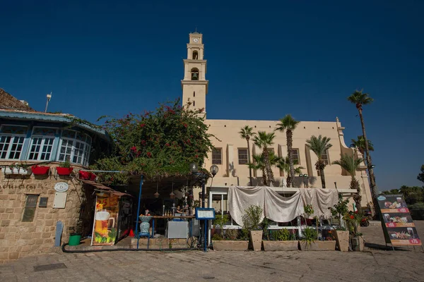 Tel Aviv Israel December 2019 Old Narrow Street Jaffa Tel — Stock Photo, Image