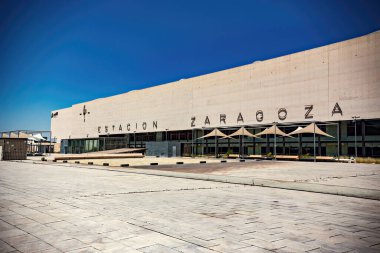Delicias train station in Zaragoza, Spain