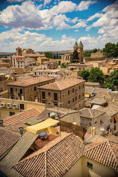Aerial View Toledo City Roofs Toledo Viewpoint Castilla Mancha Spain — Foto de Stock