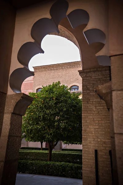 Палац Алджафра Сарагосі Іспанія — стокове фото