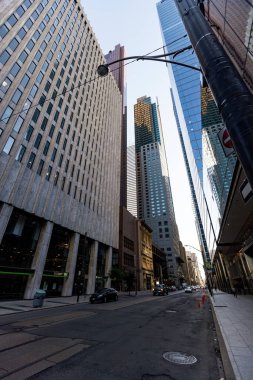 Street view in Toronto downtown, Ontario, Canada