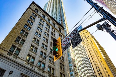 Street view in Toronto downtown, Ontario, Canada