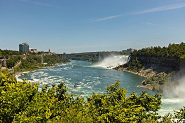 Kanada, Ontario 'dan Niagara Şelalesi manzarası